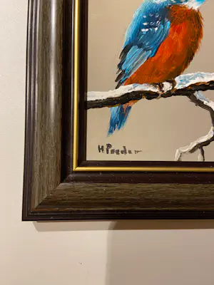 Henk Poeder - IJsvogel op tak kopen? Bied vanaf 149!