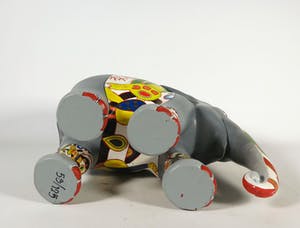 Corneille - Acryl op polyester, Elephant Parade kopen? Bied vanaf 500!