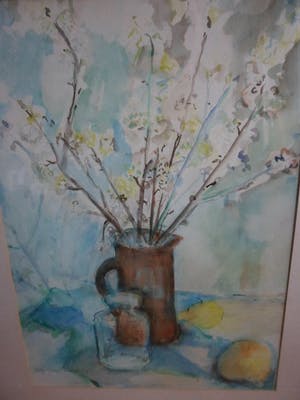 Hetty Giezen-Nieuwenhuys - Aquarel. Stilleven. kopen? Bied vanaf 40!