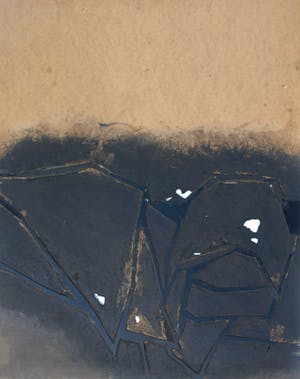 Fon Klement - Gemengde techniek op board (115 x 90 cm), Déploiement (‘Inzet’) – 1977 kopen? Bied vanaf 225!