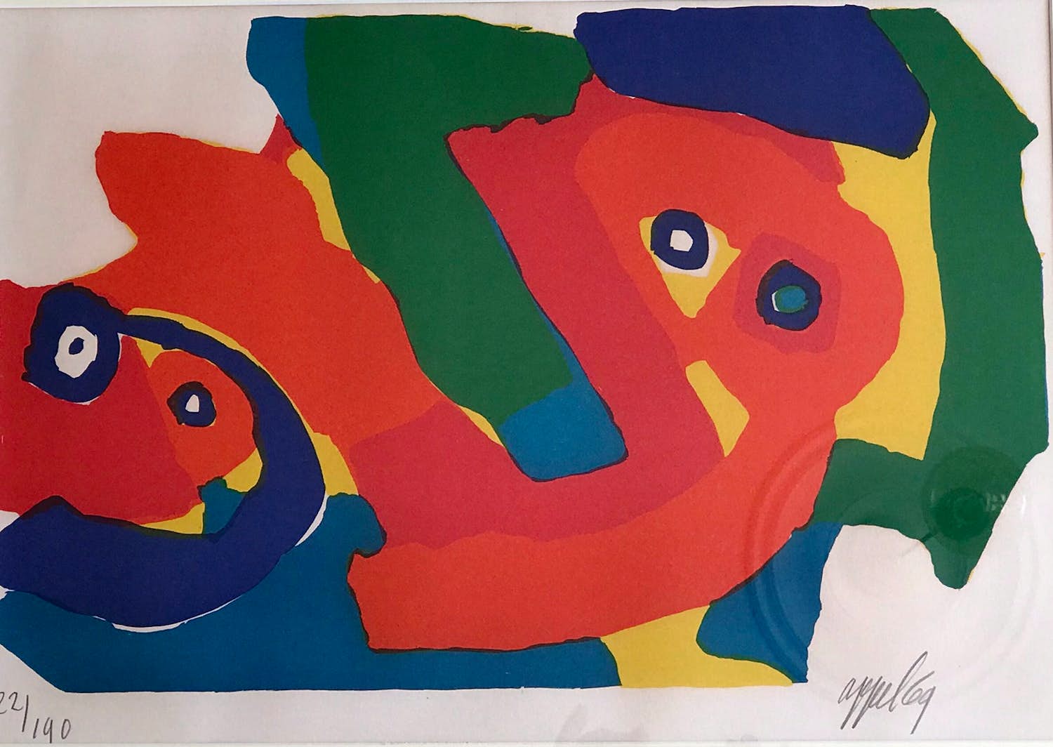 Karel Appel - Zonder titel kopen? Bied vanaf 600!