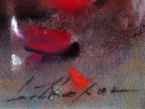 Niet of onleesbaar gesigneerd - omstreeks 1930 - gesigneerd Pastel - Stilleven "Rozen op boek" kopen? Bied vanaf 10!