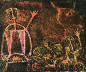 Reidar Magnus - Originele kleurenlithografie - 1966 - Gesigneerd - 19/20 kopen? Bied vanaf 55!