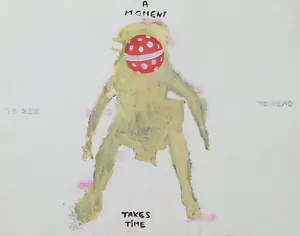 Liesbeth Pallesen - Aquarel op papier, A moment kopen? Bied vanaf 1!