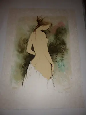 Bernard Charoy - Litho .Marianne, Op Arches geschept papier kopen? Bied vanaf 35!