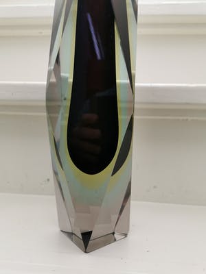 Flavio Poli - Somerso facet geslepen vaas kopen? Bied vanaf 75!