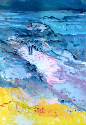 Kees van Bohemen - litho: variatie op een golfbreker - 1982 verkocht voor € 60!