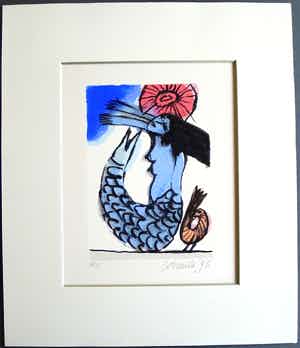 Corneille - serie van 3 VROLIJKE ZEEMEERMINNEN verkocht voor € 210!