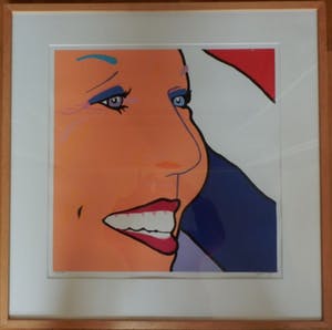 Shunyam - Kleurenzeefdruk RED WHITE AND BLUE INGELIJST!!! kopen? Bied vanaf 85!