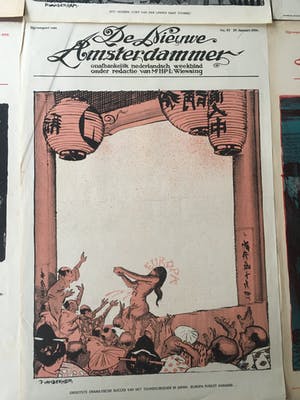 Piet van der Hem - Collectie van litho's voor De Nieuwe Amsterdammer 1915-1918 kopen? Bied vanaf 200!