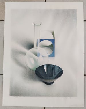 Olav Cleofas van Overbeek - Stilleven met zwarte kom kopen? Bied vanaf 50!