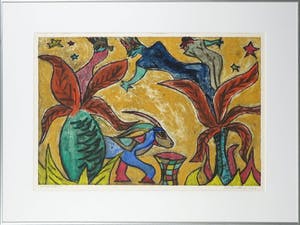 Rik Bronkhorst - Monotype, Gelouterde zielen - Ingelijst kopen? Bied vanaf 1!