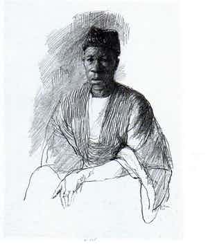 Aat Veldhoen - Afrikaans dorpshoofd verkocht voor € 35!