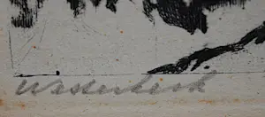 Cornelis Brandenburg - De Westerkerk in winters Amsterdam - heldere ets kopen? Bied vanaf 65!