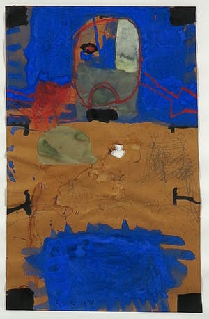 Rik van Iersel - Gemengde techniek op papier, Head - Ingelijst kopen? Bied vanaf 50!