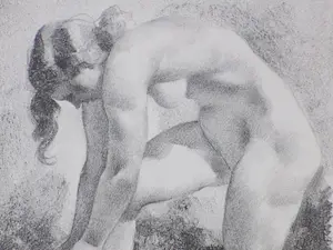 Jos Rovers - Voorovergebogen model - Litho kopen? Bied vanaf 1!