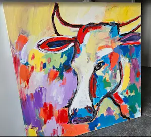 Hendrik Nijs - Kleurrijke koe kopen? Bied vanaf 125!