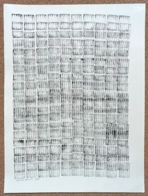 Christiaan Paul Damste - Zero compositie, tekening op papier kopen? Bied vanaf 125!