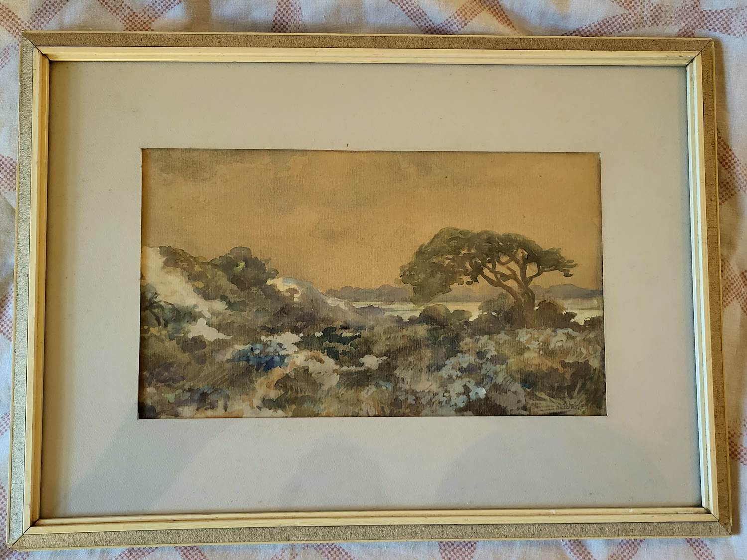 Adam Potgieter - Aquarel - Duinlandschap kopen? Bied vanaf 125!