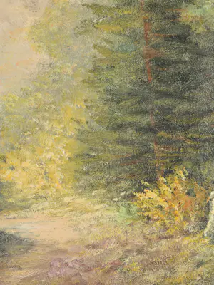 Kees van Ameijden - Boslandschap kopen? Bied vanaf 40!