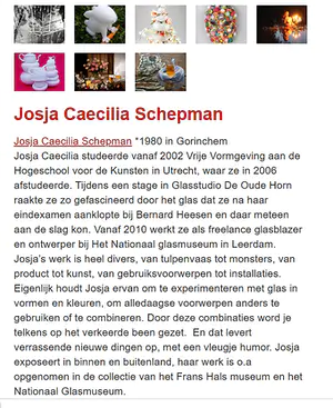 Novy Bor - Josja Caecilia Schepman Glaskunstbeurs jaarobject 2016 getiteld Harmony kopen? Bied vanaf 100!