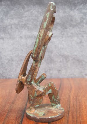 Brons (Onbekend) - Abstract vruchtbaarheids beeldje kopen? Bied vanaf 47!