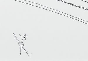 Jan des Bouvrie - Ontwerptekening in pen - Bank kopen? Bied vanaf 70!