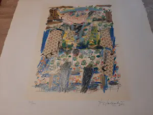 Kees Salentijn - Zeefdruk, Antonia kopen? Bied vanaf 35!