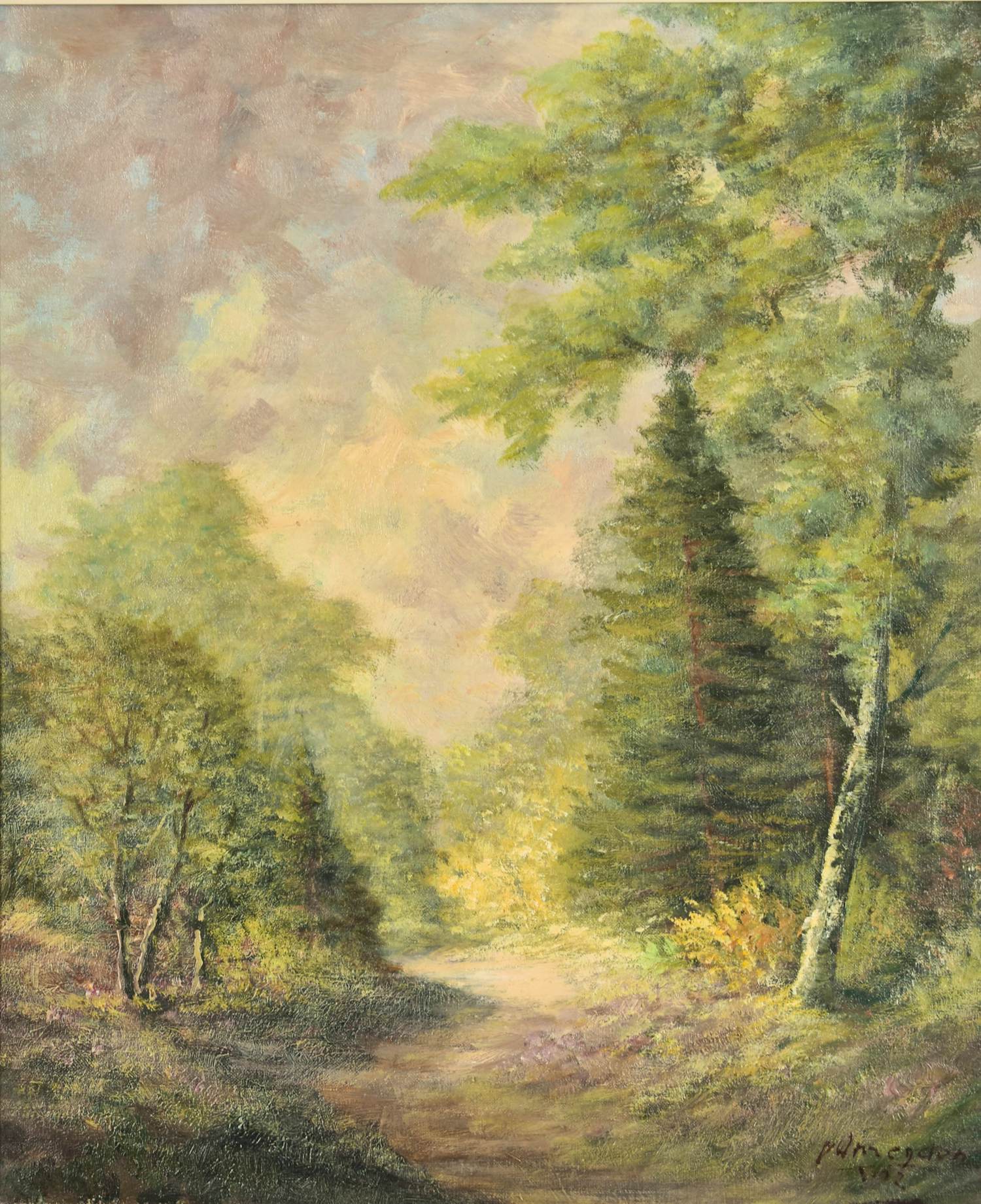 Kees van Ameijden - Boslandschap kopen? Bied vanaf 40!