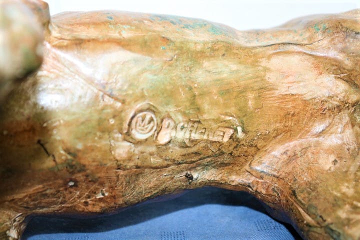 Pierre Chenet - bronzen leeuw kopen? Bied vanaf 350!