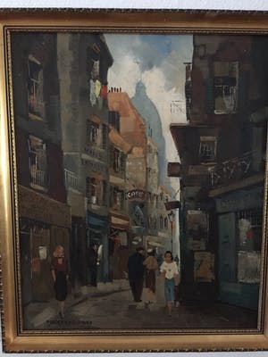 Max Moreau - Stadsgezicht Parijs kopen? Bied vanaf 100!