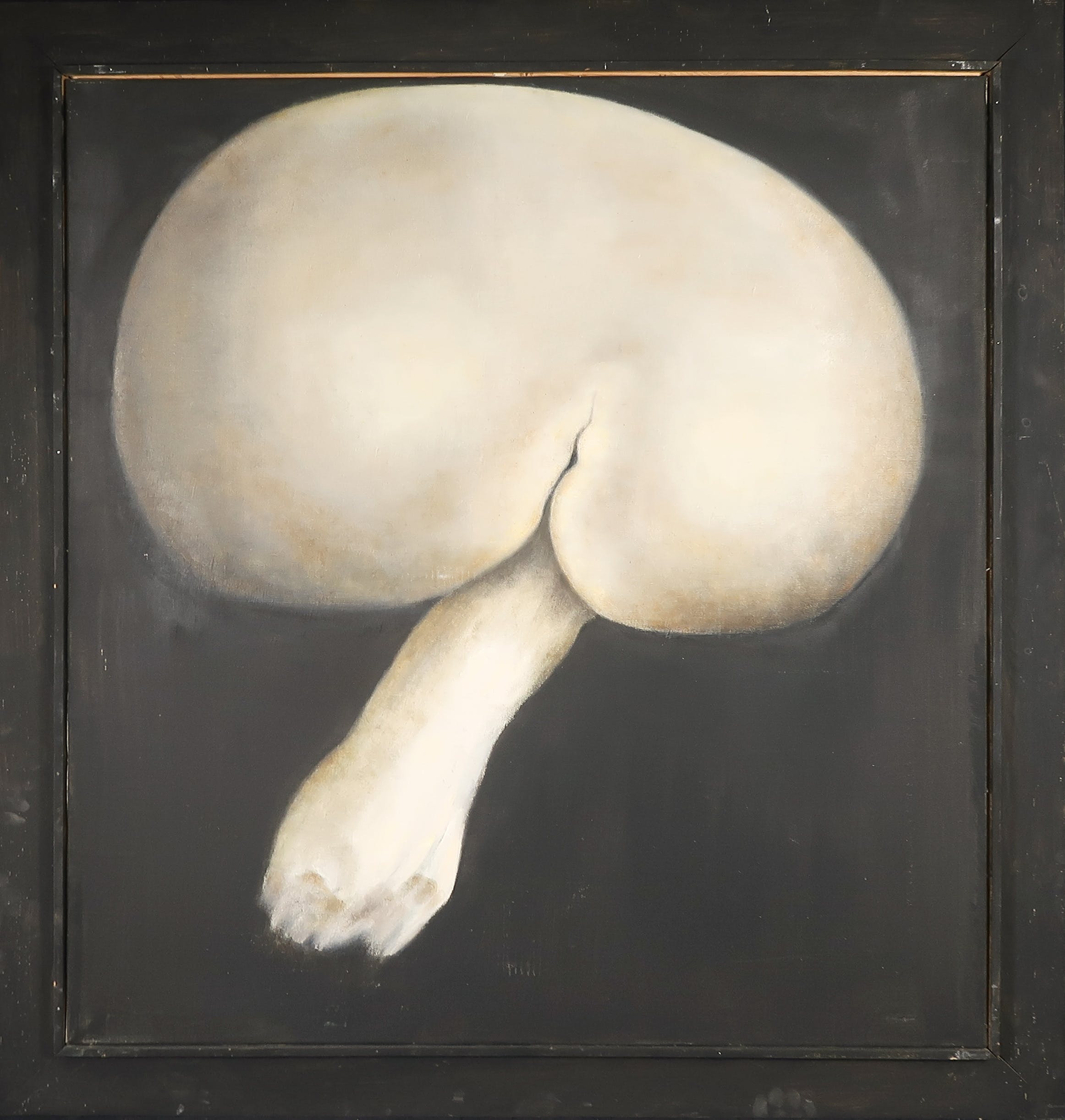 Mariette van Kemenade - Olieverf op doek, Champignon - Ingelijst verkocht voor € 40!