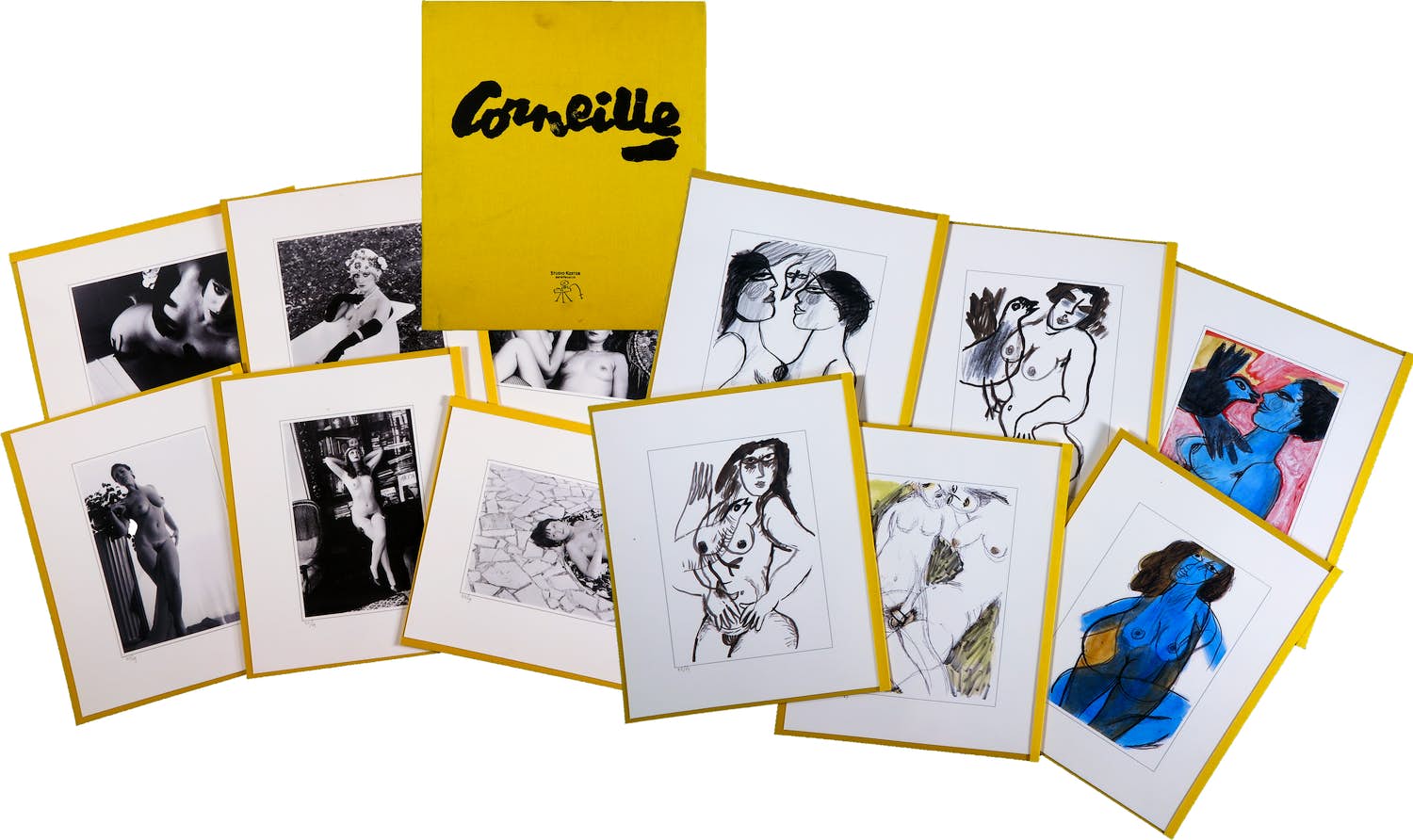 Corneille - Portfolio met 12 piezografieken en -foto's, De Vrouwen van Corneille kopen? Bied vanaf 150!