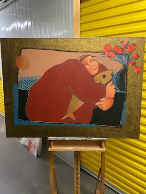 Ada Breedveld - Acryl Op canvas, titel, Fruits de Mer kopen? Bied vanaf 275!