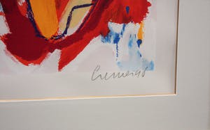 Jan Cremer - Grote zeefdruk van kleurrijk tulpenveld '98 kopen? Bied vanaf 375!