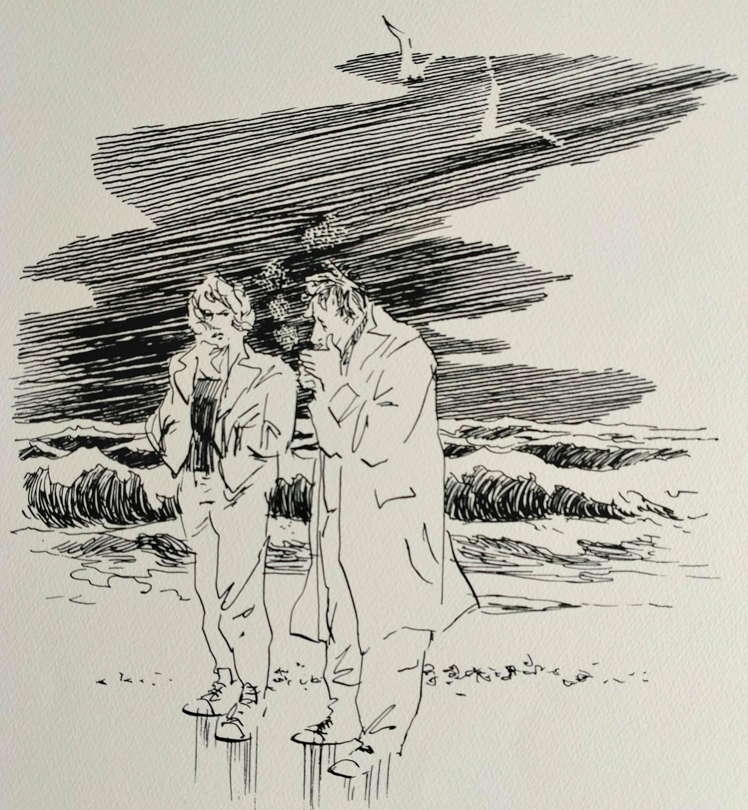 Peter van Straaten - " Mag je hier eigenlijk wel roken? " – gesigneerde zeefdruk kopen? Bied vanaf 120!