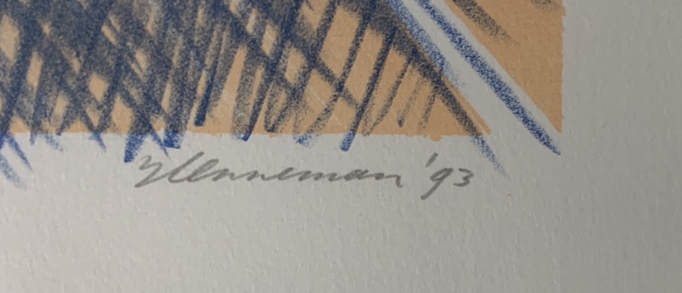 Jeroen Henneman - kleurenlitho, 'Duizend en één', 1993 (INGELIJST) kopen? Bied vanaf 249!