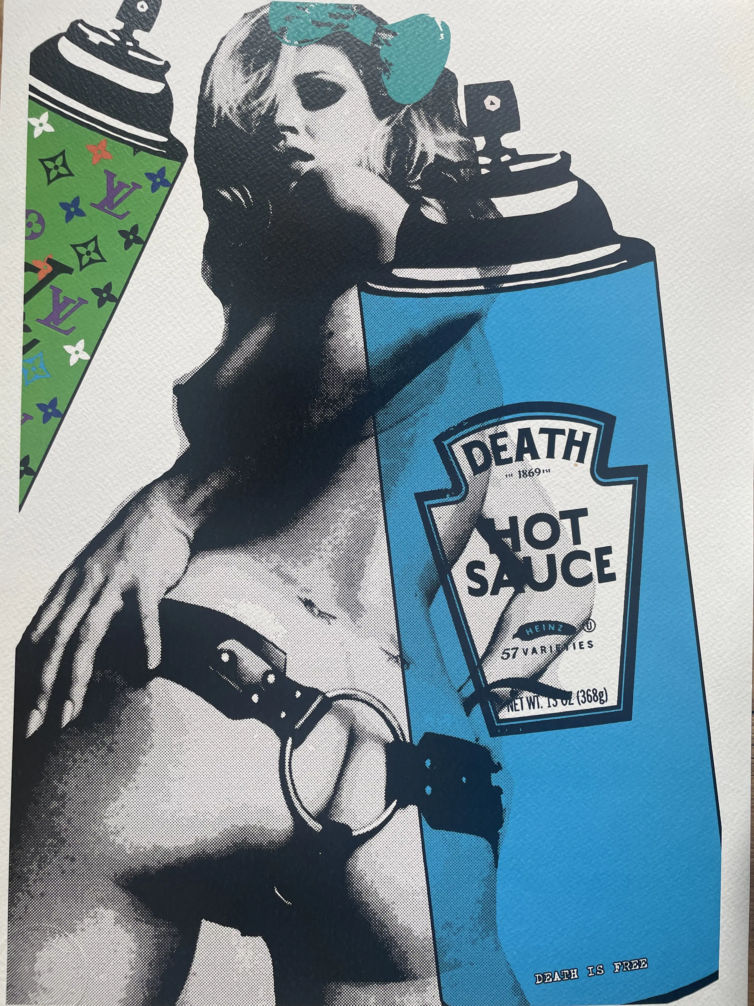 絵画 DEATH NYC 額込 世界限定100枚DEATH NYC アートポスター 現代アート 37