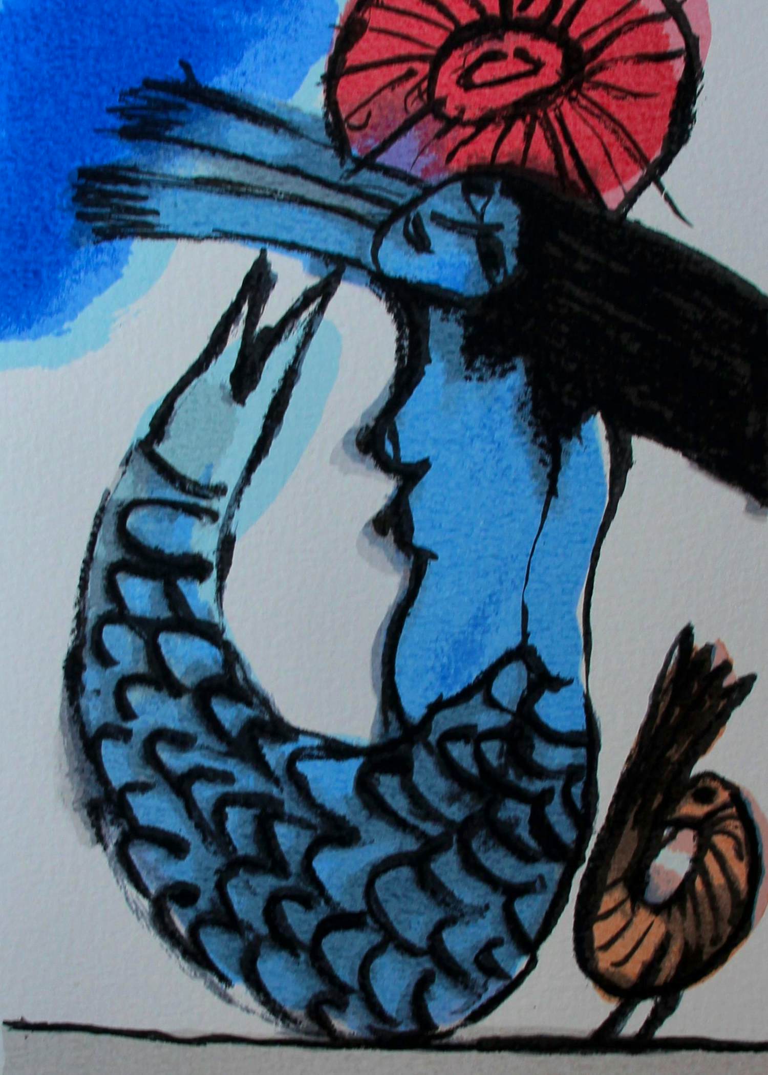 Corneille - Litho: Mémoire de Bali I - 1993 verkocht voor € 225!