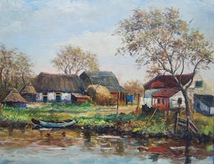 Teunis Ooms - Boerderij aan het water. kopen? Bied vanaf 80!