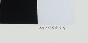 Dordevic Miodrag - Zeefdruk, Abstracte compositie kopen? Bied vanaf 1!