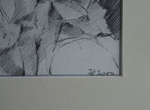 Fon Klement - Ingelijste tekening , Bloemstilleven I - 2000 kopen? Bied vanaf 80!