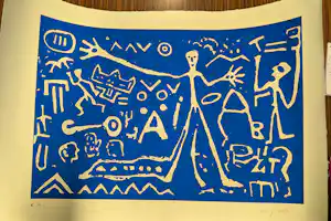 A.R. Penck - ohne Titel verkauft für € 166!