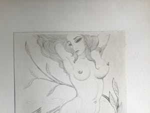 Fons Montens - Dame met de duif kopen? Bied vanaf 50!