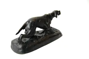 Georges Lesage - Engelse setter hond - brons kopen? Bied vanaf 850!