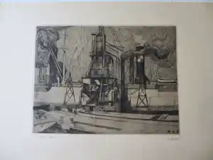 Rudolf Schonberg - GRAANELEVATOR ROTTERDAM vendu pour 70€ !