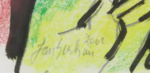 Jan Sierhuis - Pastelkrijt / potlood - zonder titel kopen? Bied vanaf 75!