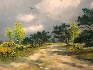 Henk Poeder - Landschap op de Veluwe nabij Ede kopen? Bied vanaf 50!