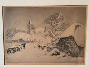 Toon de Jong - Winter in Blaricum kopen? Bied vanaf 75!