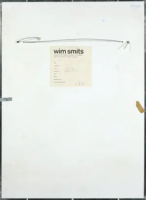 Wim Smits - Collage en potlood, Mathematical writing - Ingelijst kopen? Bied vanaf 100!